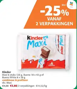 Comarkt Kinder aanbieding