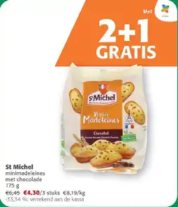 Comarkt St Michel Minimadeleines met Chocolade aanbieding