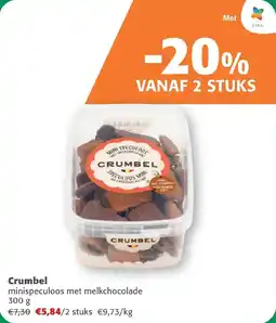 Comarkt Crumbel minispeculoos met melkchocolade aanbieding