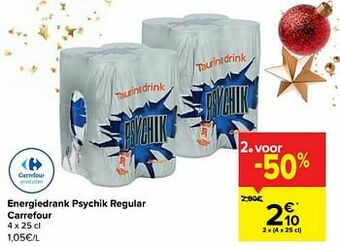 Energiedrank psychik regular carrefour