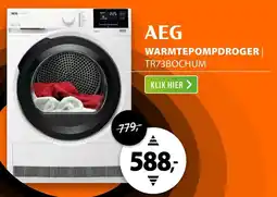 Expert AEG Warmtepompdroger TR73BOCHUM aanbieding
