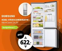 Expert Samsung Koel Vriescombinatie RB34C600CSA/EF aanbieding