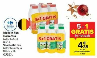 Carrefour Pak halfvolle melk aanbieding