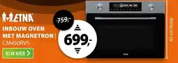 Expert Etna Inbouw Oven met Magnetron CM450RVS aanbieding