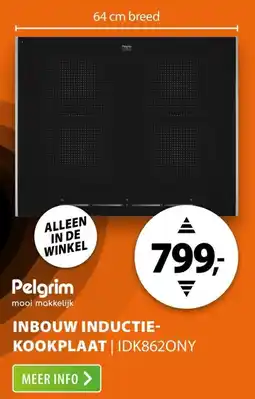 Expert Pelgrim Inbouw Inductie kookplaat IDK8620NY aanbieding