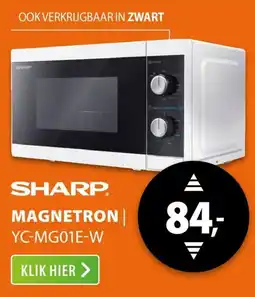Expert Sharp magnetron YC-MG01E-W aanbieding