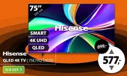 Expert Hisense QLED 4K TV 75E79Q (2025) aanbieding