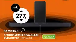 Expert Samsung Soundbar met Draadloze Subwoofer HW-Q600F aanbieding