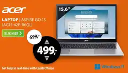 Expert Acer Laptop Aspire Go 15 AG15-42P-R6QL aanbieding