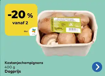 Bio Planet Kastanjechampignons aanbieding