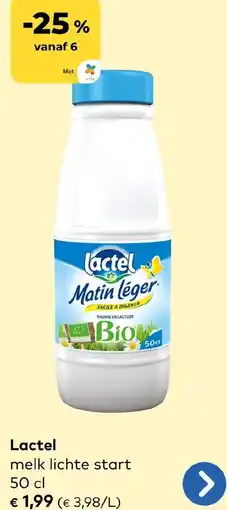 Bio Planet Lactel melk lichte start aanbieding