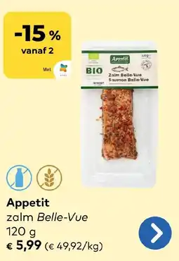 Bio Planet Appetit zalm Belle-Vue aanbieding