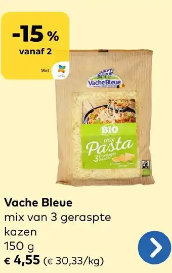 Bio Planet Vache Bleue mix van 3 geraspte kazen aanbieding