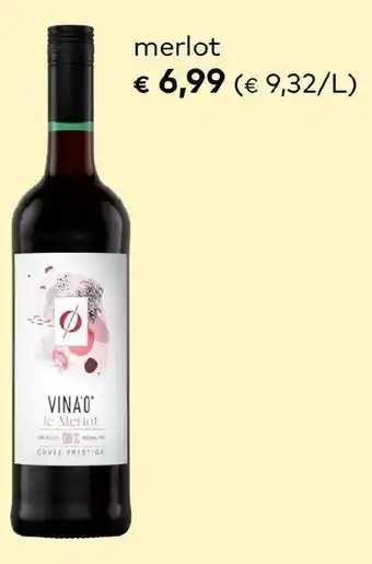 Bio Planet Vina'0° merlot aanbieding