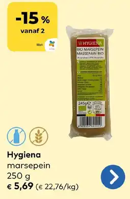 Bio Planet Hygiena marsepein aanbieding