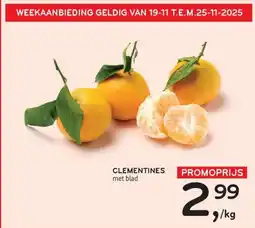 Alvo Clementines met blad aanbieding