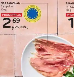 Alvo Serranoham campofrío aanbieding