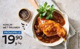 Alvo Konijn met pruimen aanbieding