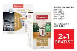 Alvo Rombouts koffie goudmerk aanbieding