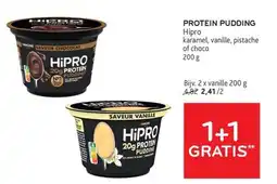 Alvo Hipro protein pudding karamel, vanille, pistache of choco aanbieding