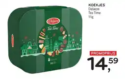 Alvo Delacre koekjes tea time aanbieding