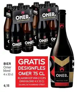 Alvo Omer bier blond aanbieding