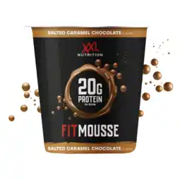 Albert Heijn XXL Nutrition Fitmousse salted caramel chocolate aanbieding