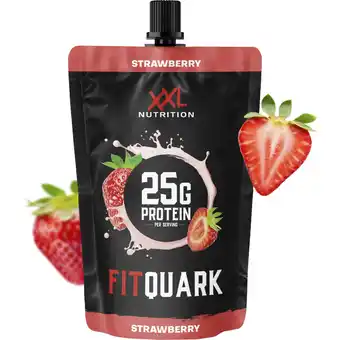 Albert Heijn XXL Nutrition Fitquark strawberry aanbieding