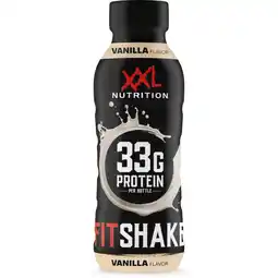 Albert Heijn XXL Nutrition Fitdrink vanilla flavour aanbieding