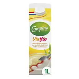 Albert Heijn Campina Vlaflip vanille aanbieding