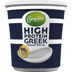 Albert Heijn Campina High protein Greek yoghurt 5% fat aanbieding