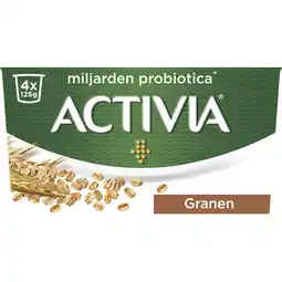 Albert Heijn Activia Yoghurt granen aanbieding