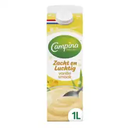 Albert Heijn Campina Zacht & luchtig vanille smaak aanbieding