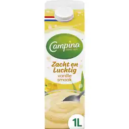 Albert Heijn Campina Zacht & luchtig vanille smaak aanbieding