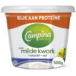 Albert Heijn Campina Volle milde kwark aanbieding