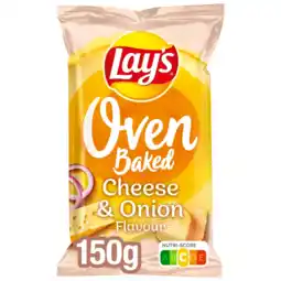 Albert Heijn Lay's Oven baked cheese & onion aanbieding