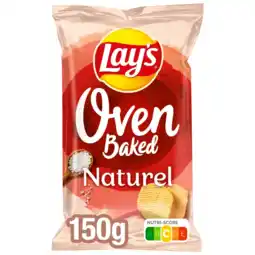 Albert Heijn Lay's Oven baked naturel aanbieding