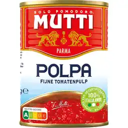 Albert Heijn Mutti Polpa fijne tomatenpulp aanbieding