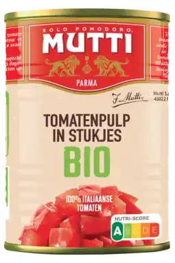 Albert Heijn Mutti Tomatenpulp in stukjes bio aanbieding