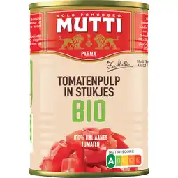 Albert Heijn Mutti Tomatenpulp in stukjes bio aanbieding