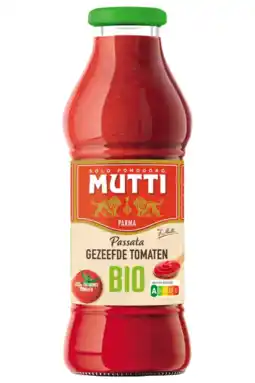 Albert Heijn Mutti Passata gezeefde tomaten bio aanbieding