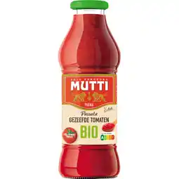 Albert Heijn Mutti Passata gezeefde tomaten bio aanbieding