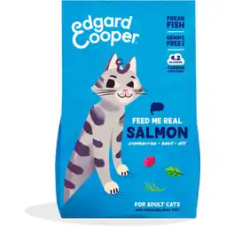 Albert Heijn Edgard & Cooper Geef mij echte zalm voor volwassen kat aanbieding