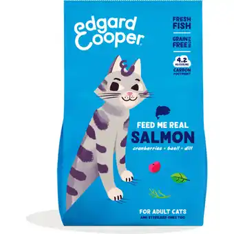 Albert Heijn Edgard & Cooper Geef mij echte zalm voor volwassen kat aanbieding