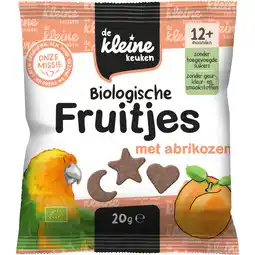 Albert Heijn De Kleine Keuken Biologische fruitjes met abrikozen 12m+ aanbieding