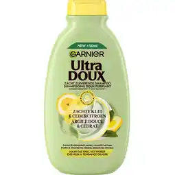 Albert Heijn Ultra Doux Shampoo zachte klei & cedercitroen bel aanbieding
