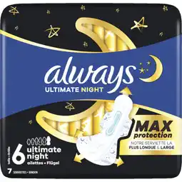 Albert Heijn Always Ultra ultimate night wings aanbieding