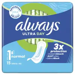 Albert Heijn Always Ultra day normal maandverband aanbieding