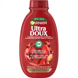 Albert Heijn Ultra Doux Shampoo arganolie cranberry bel aanbieding