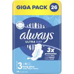 Albert Heijn Always Ultra day long plus wings giga pack aanbieding